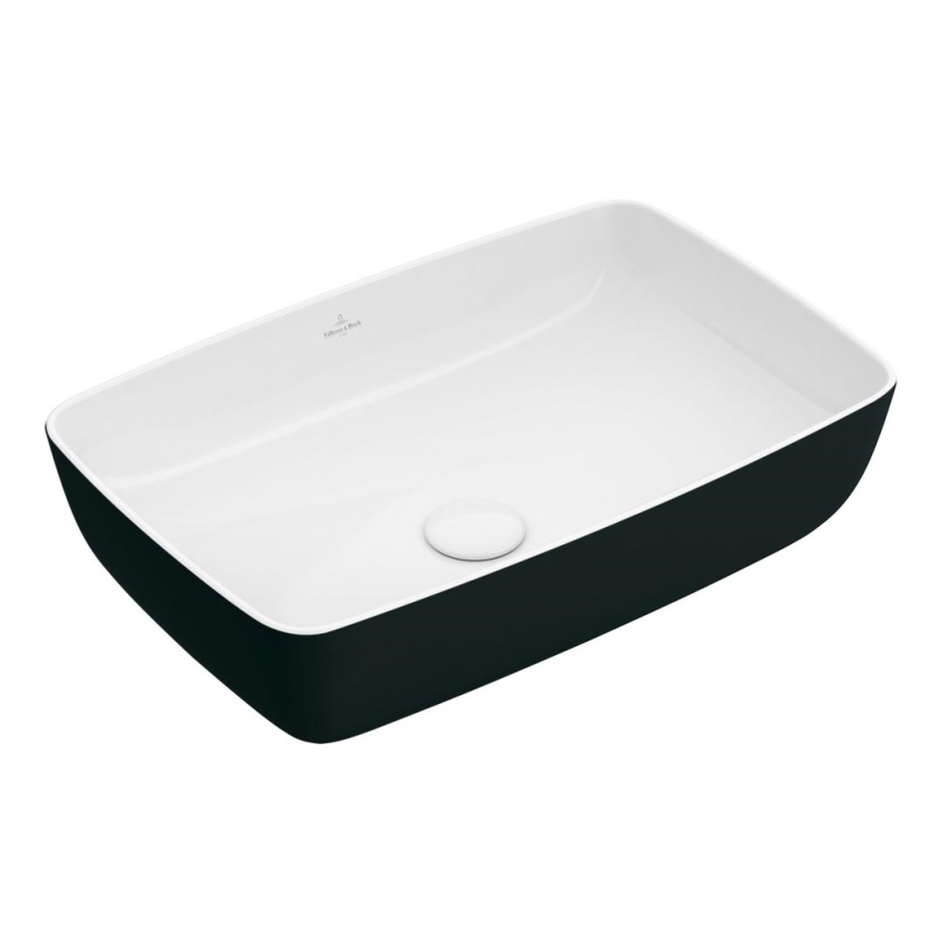 Villeroy & Boch 417258BCT8 - Umywalka nablatowa ARTIS 58x38,5 cm ceramika/czarny