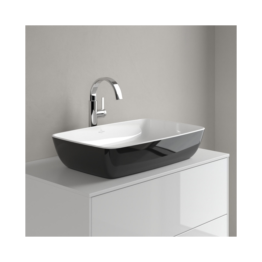 Villeroy & Boch 417258BCT8 - Umywalka nablatowa ARTIS 58x38,5 cm ceramika/czarny