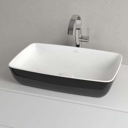 Villeroy & Boch 417258BCT8 - Umywalka nablatowa ARTIS 58x38,5 cm ceramika/czarny
