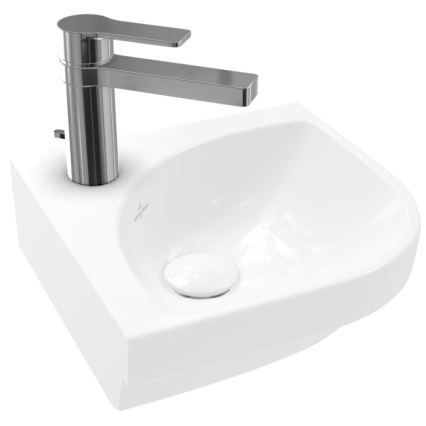 Villeroy & Boch 43714601 - Narożna wisząca umywalka SUBWAY 3.0 32x32 cm ceramika/biała