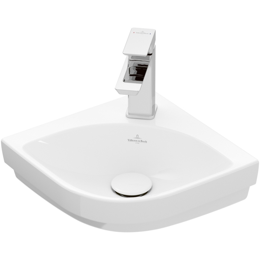 Villeroy & Boch 43714601 - Narożna wisząca umywalka SUBWAY 3.0 32x32 cm ceramika/biała
