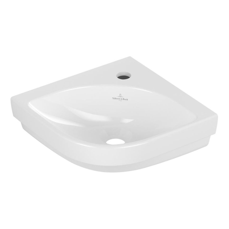 Villeroy & Boch 43714601 - Narożna wisząca umywalka SUBWAY 3.0 32x32 cm ceramika/biała