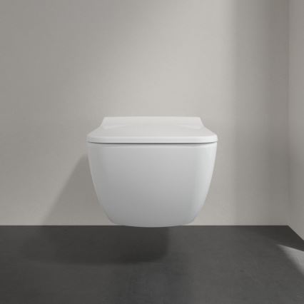 Villeroy & Boch 4611RS01 - Wisząca miska WC z deską sedesową SoftClose VENTICELLO ceramika/biała