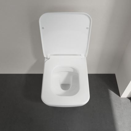 Villeroy & Boch 4611RS01 - Wisząca miska WC z deską sedesową SoftClose VENTICELLO ceramika/biała