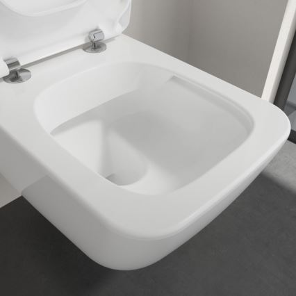 Villeroy & Boch 4611RS01 - Wisząca miska WC z deską sedesową SoftClose VENTICELLO ceramika/biała