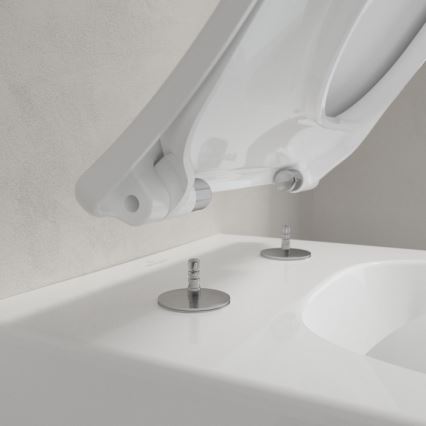 Villeroy & Boch 4611RS01 - Wisząca miska WC z deską sedesową SoftClose VENTICELLO ceramika/biała