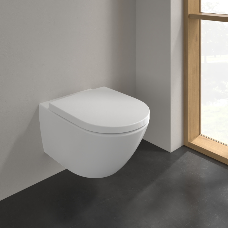 Villeroy & Boch 4670T0RW - Wisząca miska WC SUBWAY 3.0 ceramika/biała