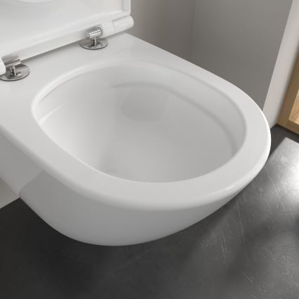 Villeroy & Boch 4670T901 - Wisząca miska WC z deską SoftClose SUBWAY 3.0 ceramika/biała