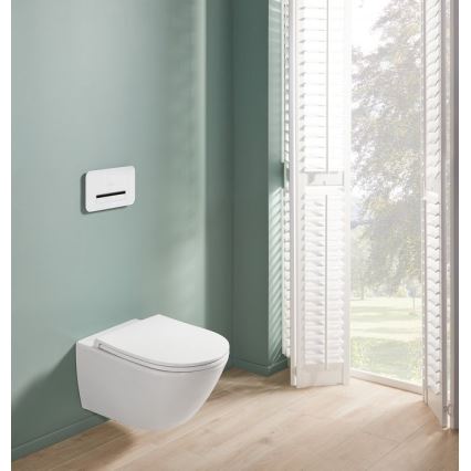 Villeroy & Boch 4670T901 - Wisząca miska WC z deską SoftClose SUBWAY 3.0 ceramika/biała