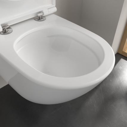 Villeroy & Boch 4670T9R1 - Wisząca miska WC z deską sedesową SoftClose SUBWAY 3.0 ceramika/biała