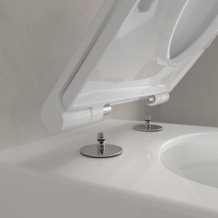 Villeroy & Boch 4670T9R1 - Wisząca miska WC z deską sedesową SoftClose SUBWAY 3.0 ceramika/biała