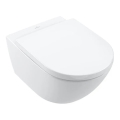 Villeroy & Boch 4670TSR1 - wisząca miska WC z deską sedesową SoftClose SUBWAY 3.0, ceramika/biała