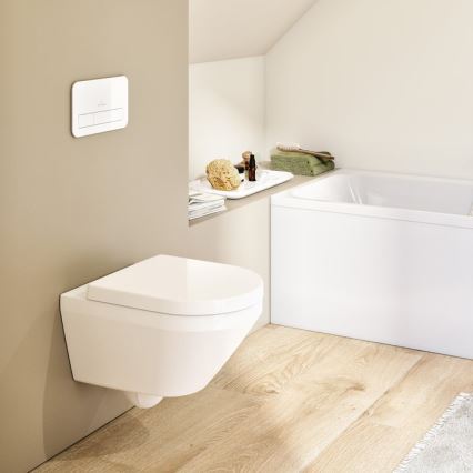 Villeroy & Boch 4694CL01 - Wisząca misa WC z deską sedesową SoftClose ARCHITECTURA ceramika/biała