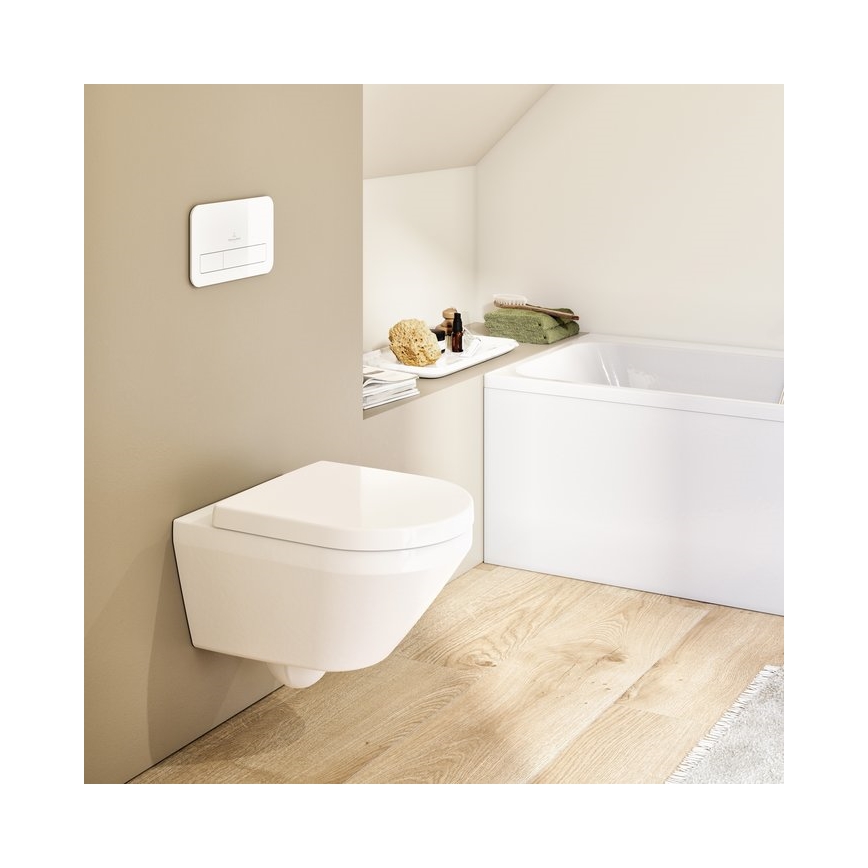 Villeroy & Boch 4694CL01 - Wisząca misa WC z deską sedesową SoftClose ARCHITECTURA ceramika/biała