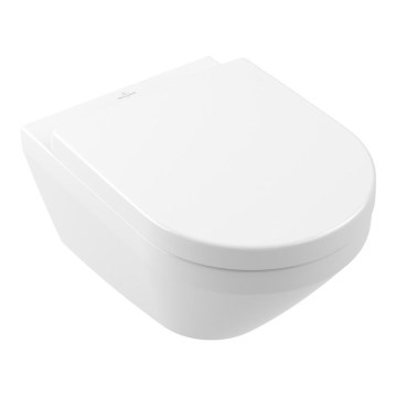 Villeroy & Boch 4694CLR1 - Wisząca miska WC z deską sedesową SoftClose ARCHITECTURA, ceramika/biała