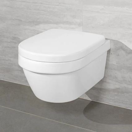 Villeroy & Boch 4694HRR1 - Wisząca misa WC z deską sedesową SoftClose ARCHITECTURA ceramika/biała