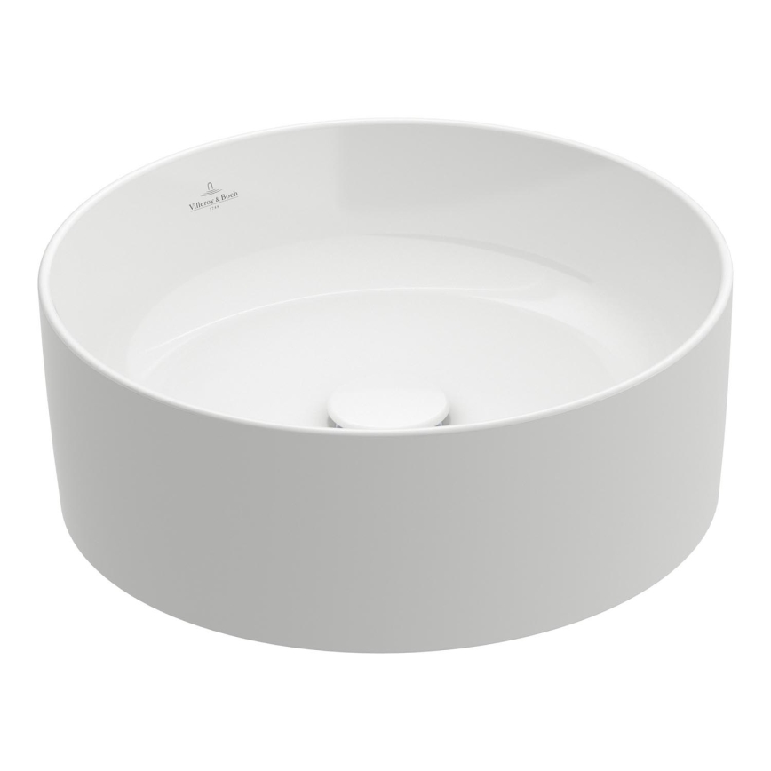 Villeroy & Boch 4A184001 - Umywalka nablatowa COLLARO Ø 40 cm ceramika/biała