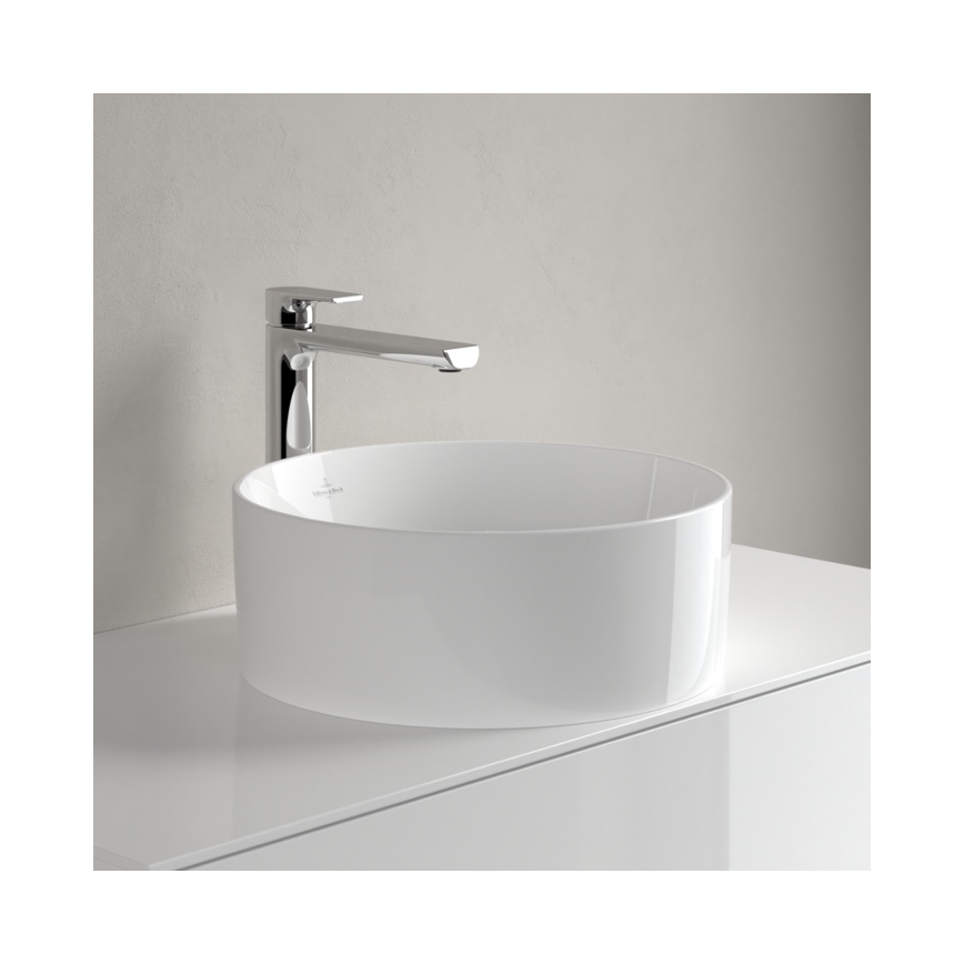 Villeroy & Boch 4A1840R1 - Umywalka nablatowa COLLARO Ø 40 cm, ceramika/biała