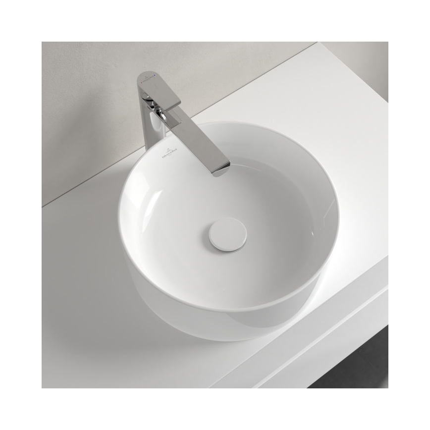 Villeroy & Boch 4A1840R1 - Umywalka nablatowa COLLARO Ø 40 cm, ceramika/biała
