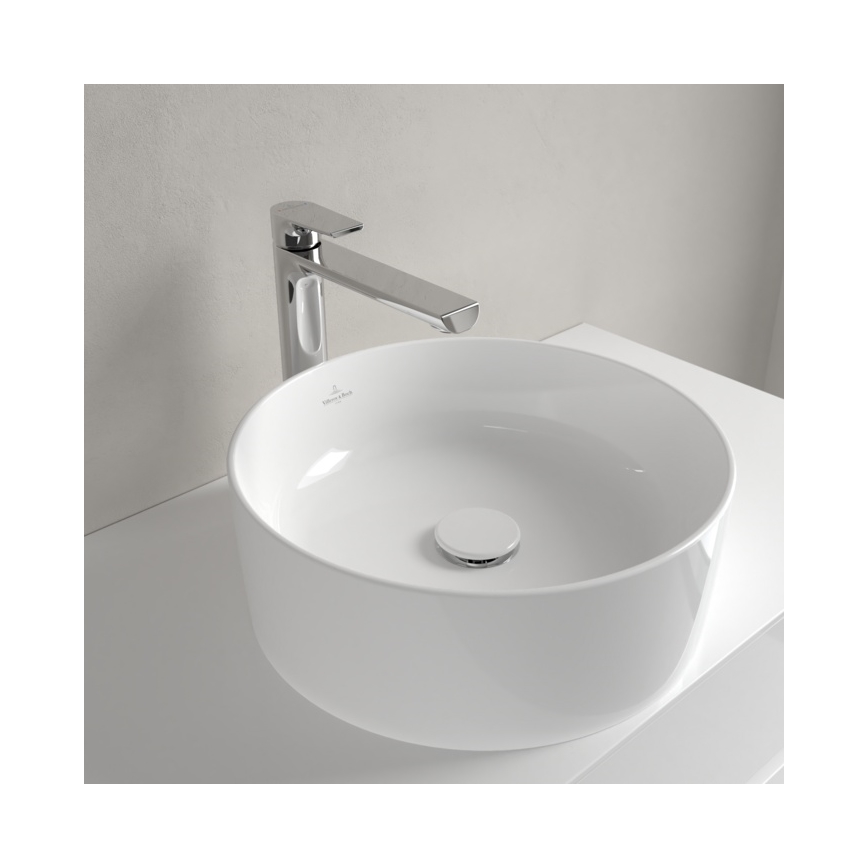 Villeroy & Boch 4A1840R1 - Umywalka nablatowa COLLARO Ø 40 cm, ceramika/biała