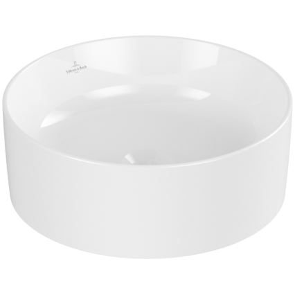 Villeroy & Boch 4A1840R1 - Umywalka nablatowa COLLARO Ø 40 cm, ceramika/biała