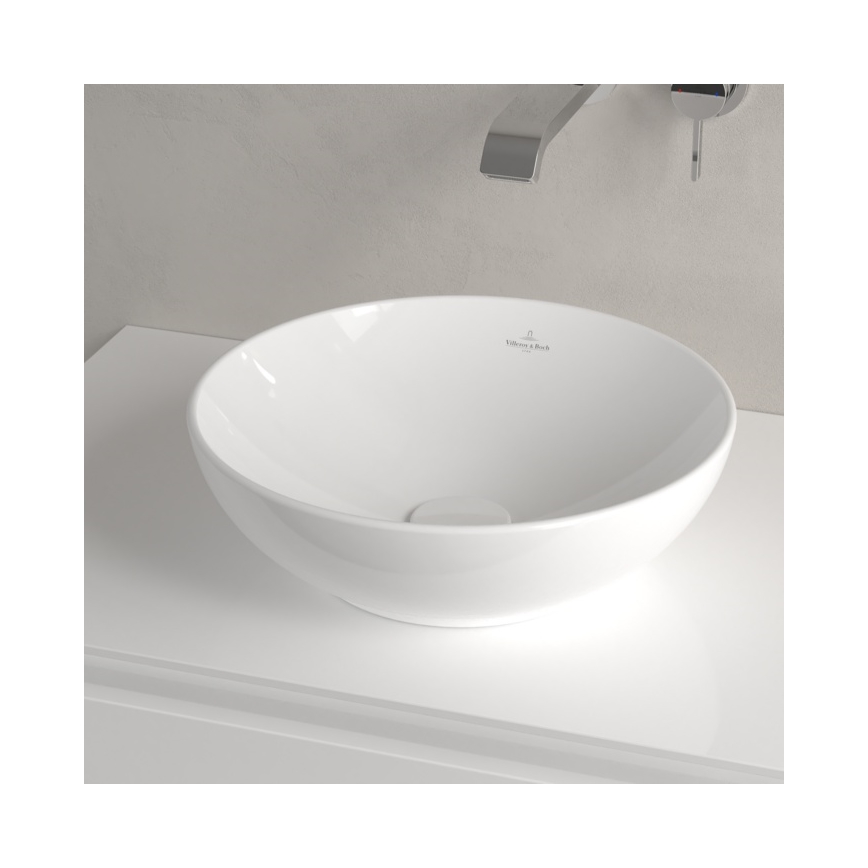 Villeroy & Boch 4A450001 - Umywalka nablatowa LOOP&FRIENDS Ø 38 cm ceramika/biała