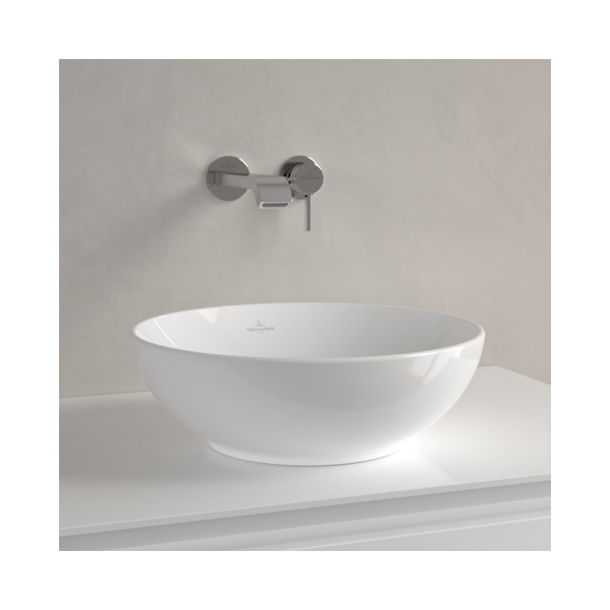 Villeroy & Boch 4A450001 - Umywalka nablatowa LOOP&FRIENDS Ø 38 cm ceramika/biała