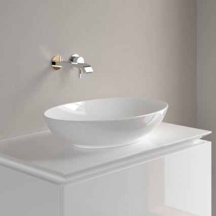 Villeroy & Boch 4A470001 - Umywalka nablatowa LOOP&FRIENDS 56x38 cm ceramika/biała