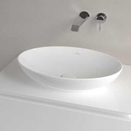 Villeroy & Boch 4A470001 - Umywalka nablatowa LOOP&FRIENDS 56x38 cm ceramika/biała