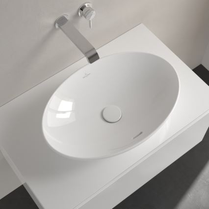 Villeroy & Boch 4A470001 - Umywalka nablatowa LOOP&FRIENDS 56x38 cm ceramika/biała