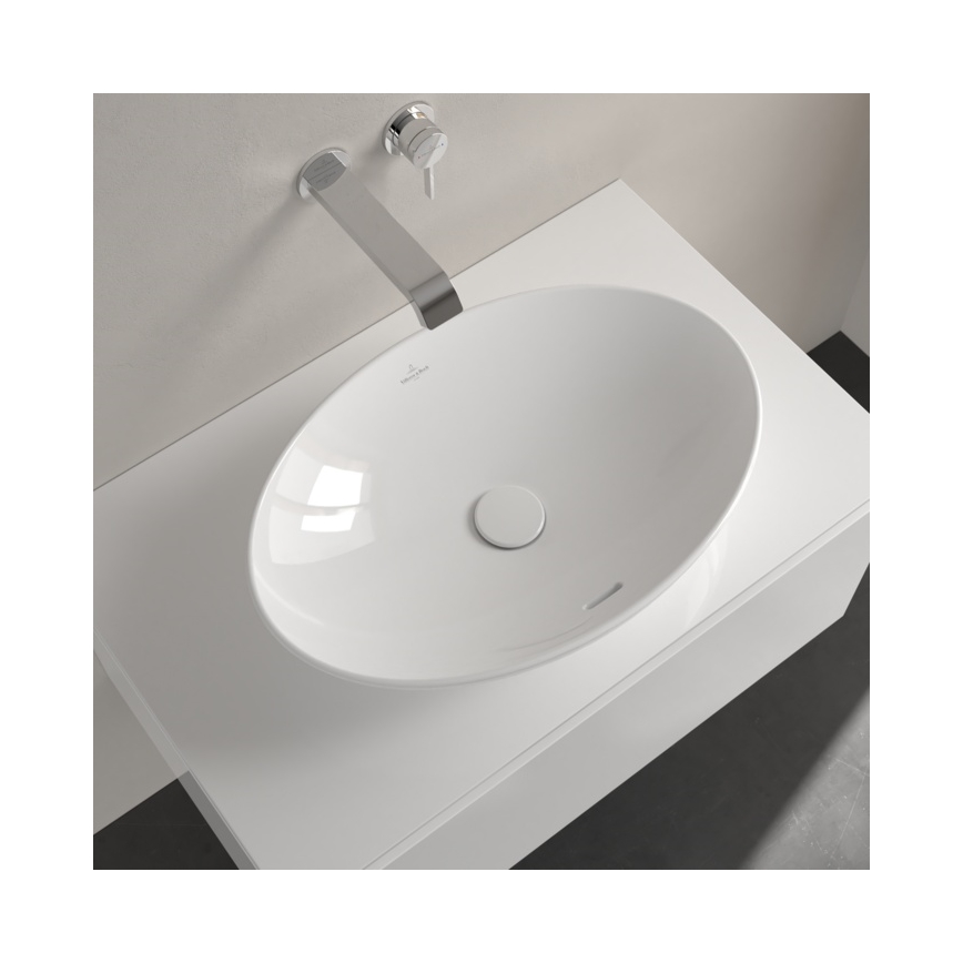 Villeroy & Boch 4A470001 - Umywalka nablatowa LOOP&FRIENDS 56x38 cm ceramika/biała