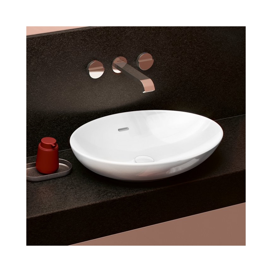 Villeroy & Boch 4A470001 - Umywalka nablatowa LOOP&FRIENDS 56x38 cm ceramika/biała
