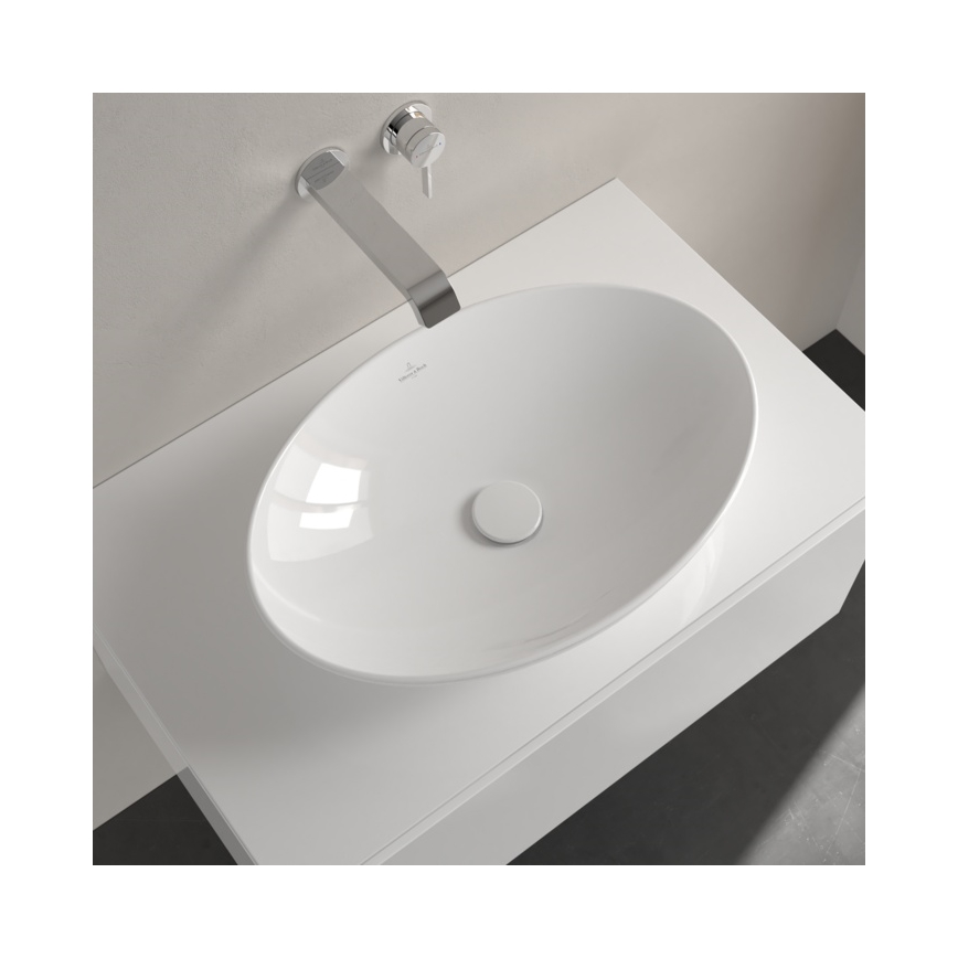 Villeroy & Boch 4A4701R1 - Umywalka nablatowa LOOP&FRIENDS 56 x 38 cm ceramika/biała