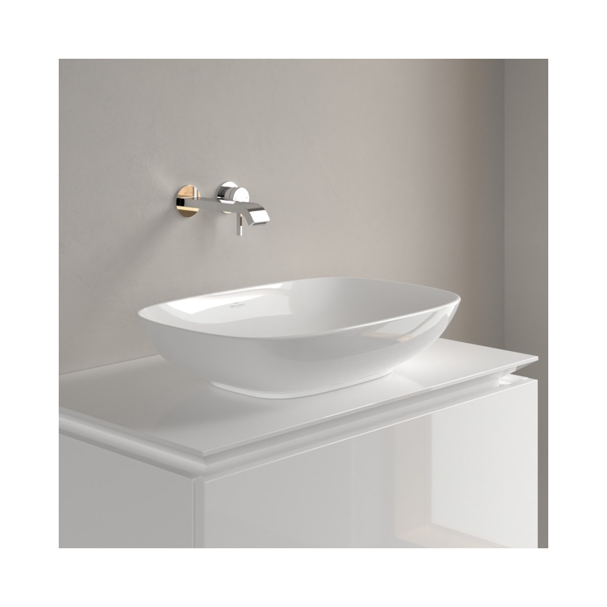 Villeroy & Boch 4A490101 - Umywalka nablatowa LOOP&FRIENDS 56 x 38 cm ceramika/biała