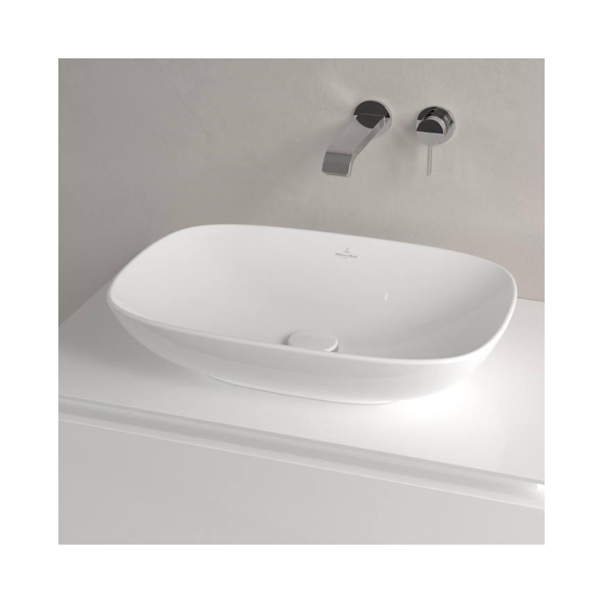 Villeroy & Boch 4A490101 - Umywalka nablatowa LOOP&FRIENDS 56 x 38 cm ceramika/biała