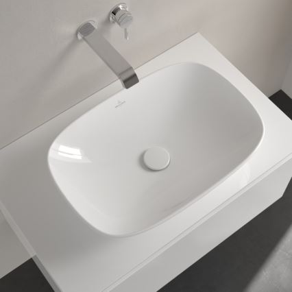 Villeroy & Boch 4A490101 - Umywalka nablatowa LOOP&FRIENDS 56 x 38 cm ceramika/biała
