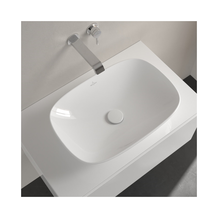 Villeroy & Boch 4A490101 - Umywalka nablatowa LOOP&FRIENDS 56 x 38 cm ceramika/biała