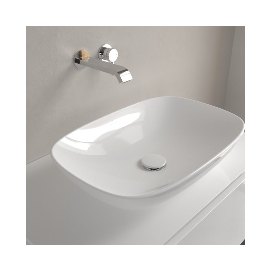 Villeroy & Boch 4A490101 - Umywalka nablatowa LOOP&FRIENDS 56 x 38 cm ceramika/biała