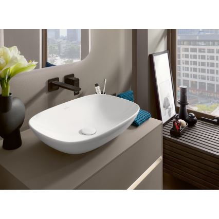 Villeroy & Boch 4A490101 - Umywalka nablatowa LOOP&FRIENDS 56 x 38 cm ceramika/biała