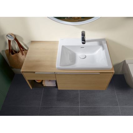 Villeroy & Boch 4A706001 - Umywalka wisząca SUBWAY 3.0 60x47 cm ceramika/biała