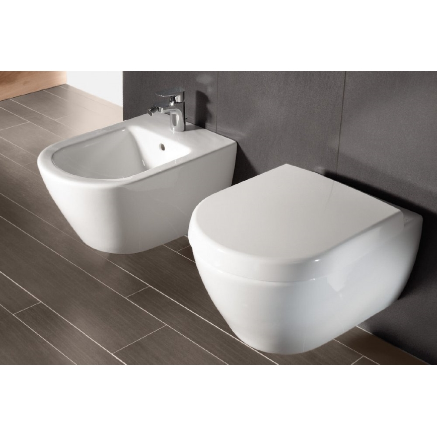 Villeroy & Boch 540000R1 - Bidet wiszący SUBWAY 2.0 37x56,5 cm ceramika/biały