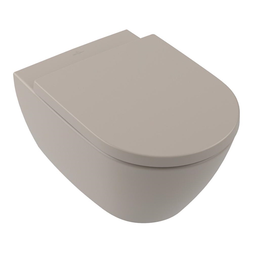 Villeroy & Boch 5614R0AM - Miska WC wisząca SUBWAY 2.0 ceramika/beżowa