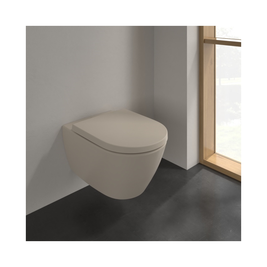 Villeroy & Boch 5614R0AM - Miska WC wisząca SUBWAY 2.0 ceramika/beżowa