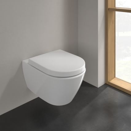 Villeroy & Boch 5614R0R1 - Wisząca miska WC SUBWAY 2.0 ceramika/biała