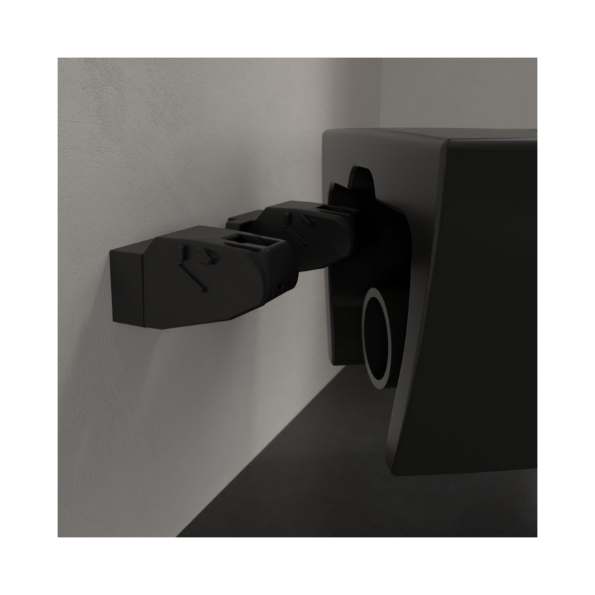 Villeroy & Boch 5614R0R7 - Wisząca miska WC SUBWAY ceramika/czarny