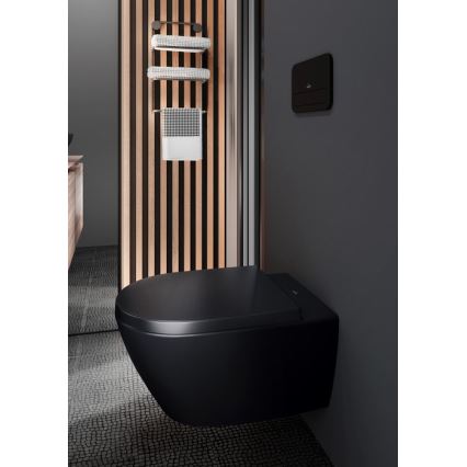 Villeroy & Boch 5614R0R7 - Wisząca miska WC SUBWAY ceramika/czarny
