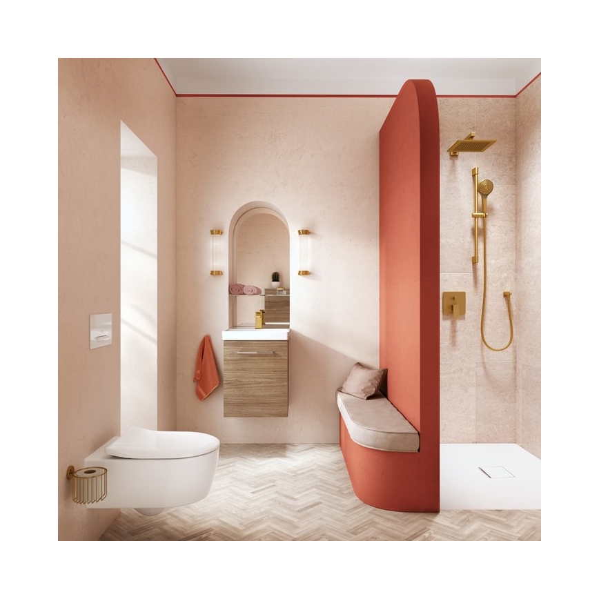 Villeroy & Boch 5656RSR1 - Wisząca miska WC z deską sedesową SoftClose AVENTO ceramika/biała