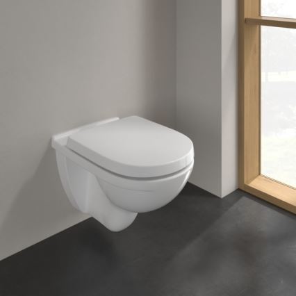 Villeroy & Boch 5660H101 - miska WC wisząca O.NOVO z deską sedesową, ceramika/biała