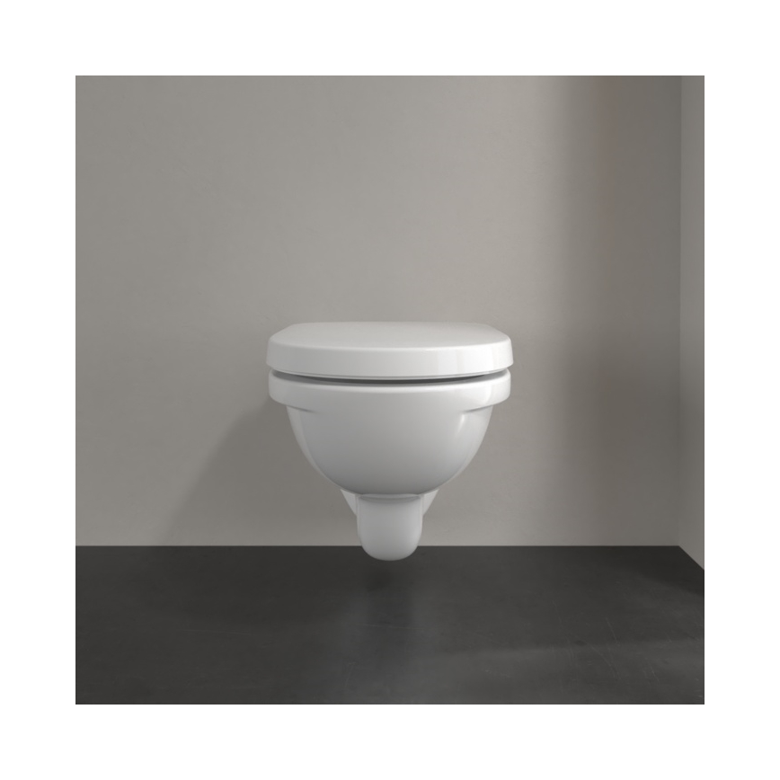 Villeroy & Boch 5660H101 - miska WC wisząca O.NOVO z deską sedesową, ceramika/biała