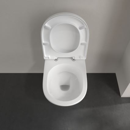 Villeroy & Boch 5660H101 - miska WC wisząca O.NOVO z deską sedesową, ceramika/biała